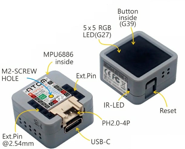 M5Stack ATOM Matrix ESP32開発キット
